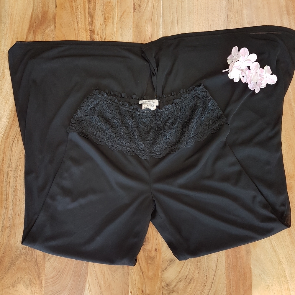 🌏 JESSICA • Vintage Sheer Pants with Lining • Sz Medium